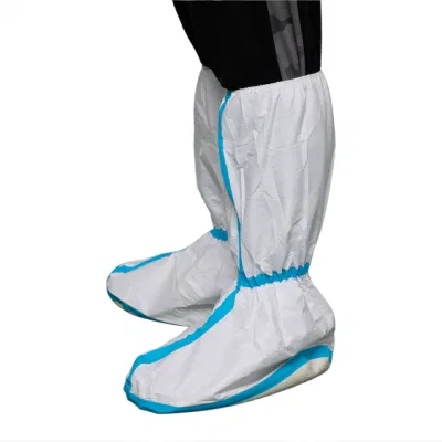 Impermeable no tejido PE directo de fábrica, venta al por mayor, cubierta de zapato médico desechable de PP/cubiertas de botas, botas de seguridad PPE personalizadas OEM